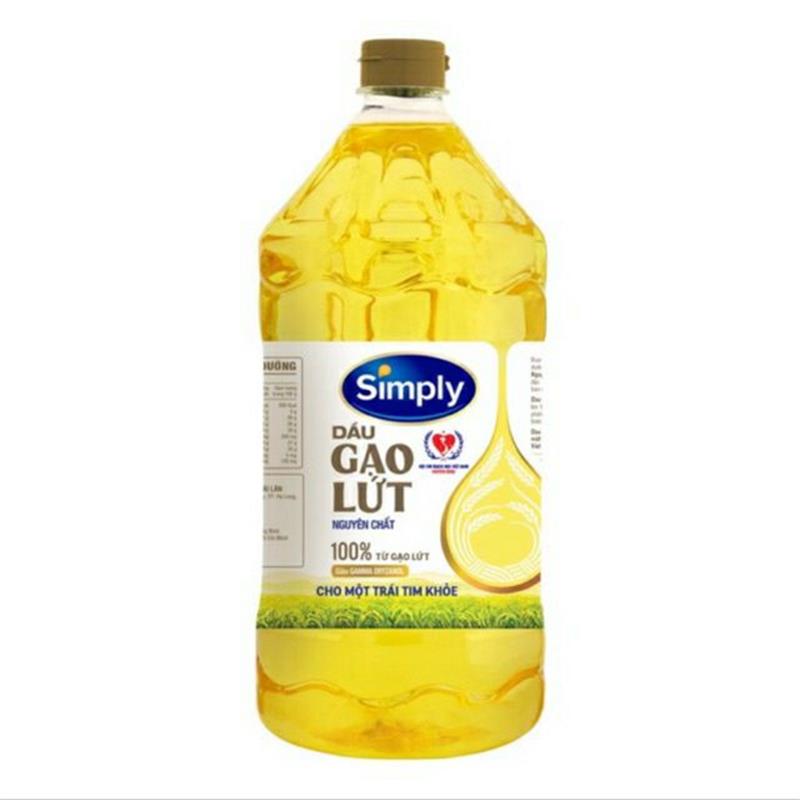 Dầu ăn Simply gạo lứt 1 lit