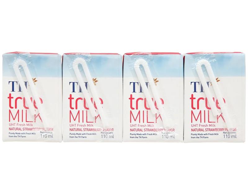 Sữa TH true milk dâu 110ml