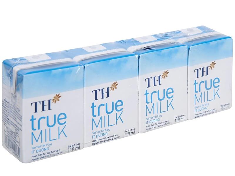 Sữa TH true milk có đường 110ml