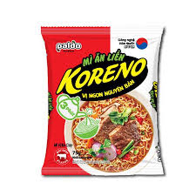 Mỳ ăn liền koreno bò cay 75g