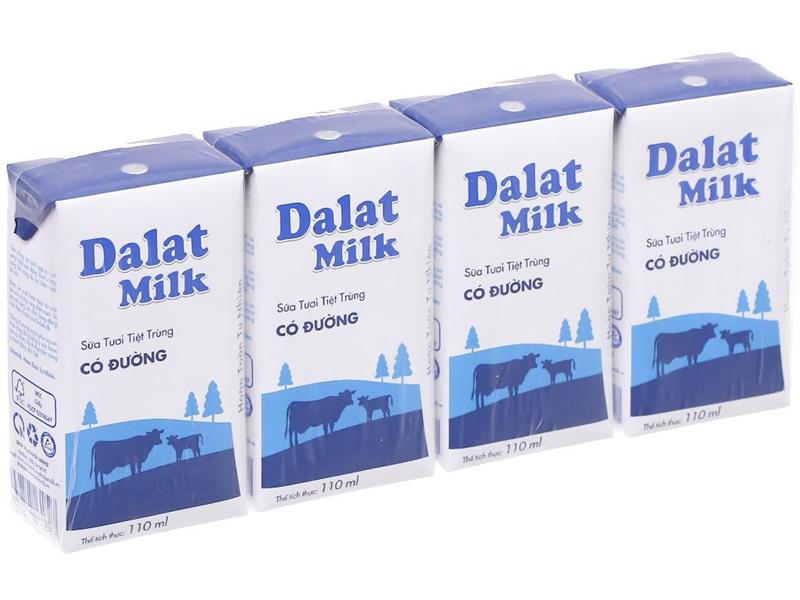 Sữa Dalat Milk 110ml có đường