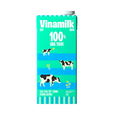 Sữa Vinamilk ko đường 1L