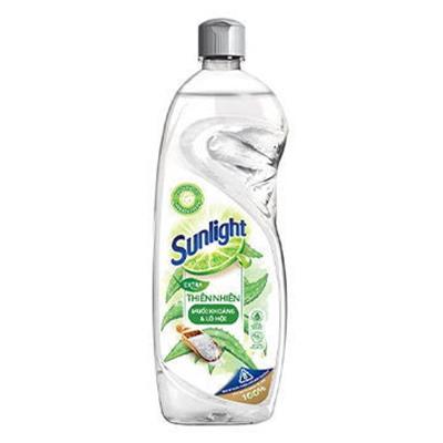 Nước rửa chén Sunlight muối khoáng lô hội 800ml chai